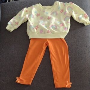 Garanimals Pastel Yellow and Pink Top Sz 12 Month